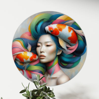 Colorful Koi Hairdo - Marja Van Den Hurk