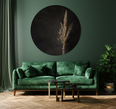 Donker stilleven met droogbloemen op oude houten tafel - Mayra Fotografie
