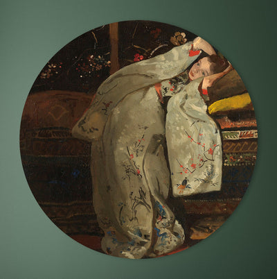 Fille en kimono blanc - George Hendrik
