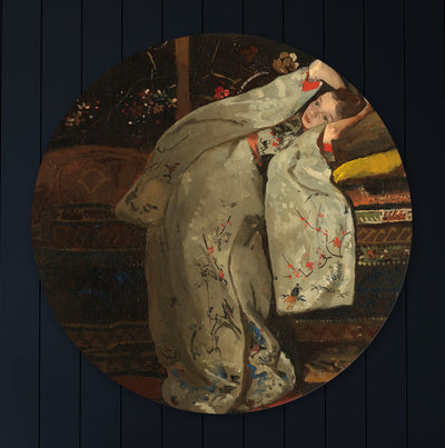 Fille en kimono blanc - George Hendrik