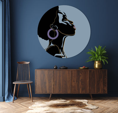 She - Purple Earring - Marja van den Hurk