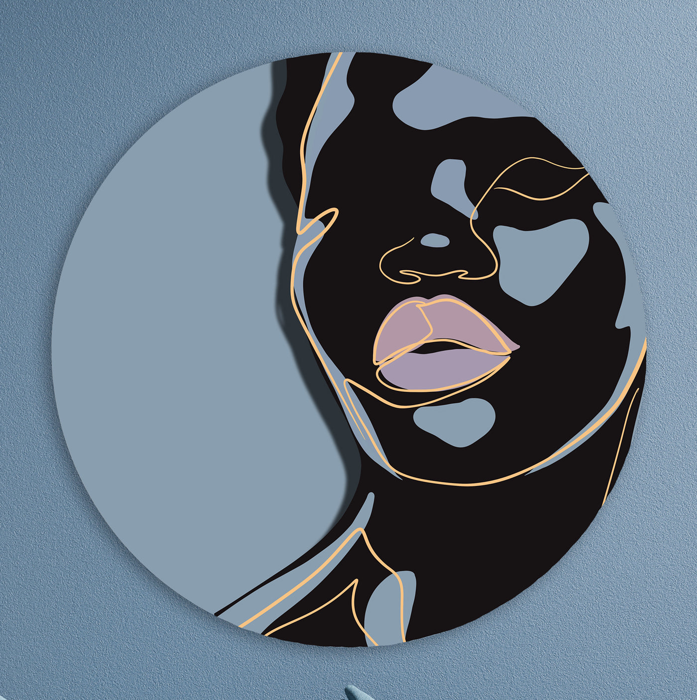 She - on Blue Grey - Marja van den Hurk