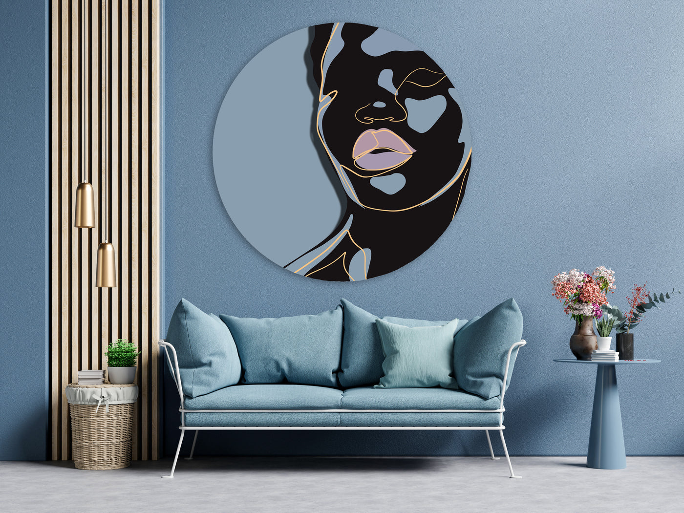 She - on Blue Grey - Marja van den Hurk