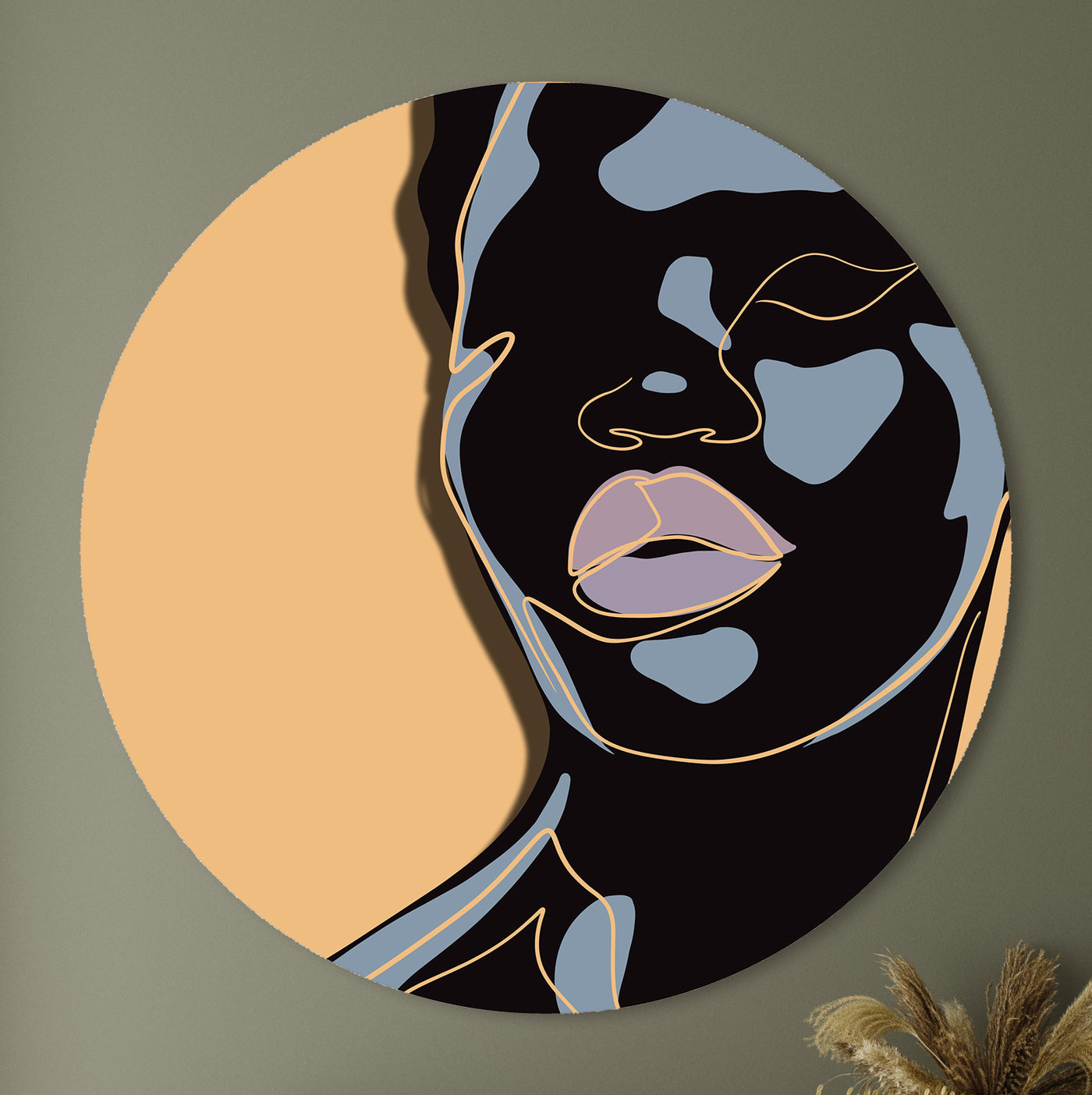 She - on Golden Yellow - Marja van den Hurk