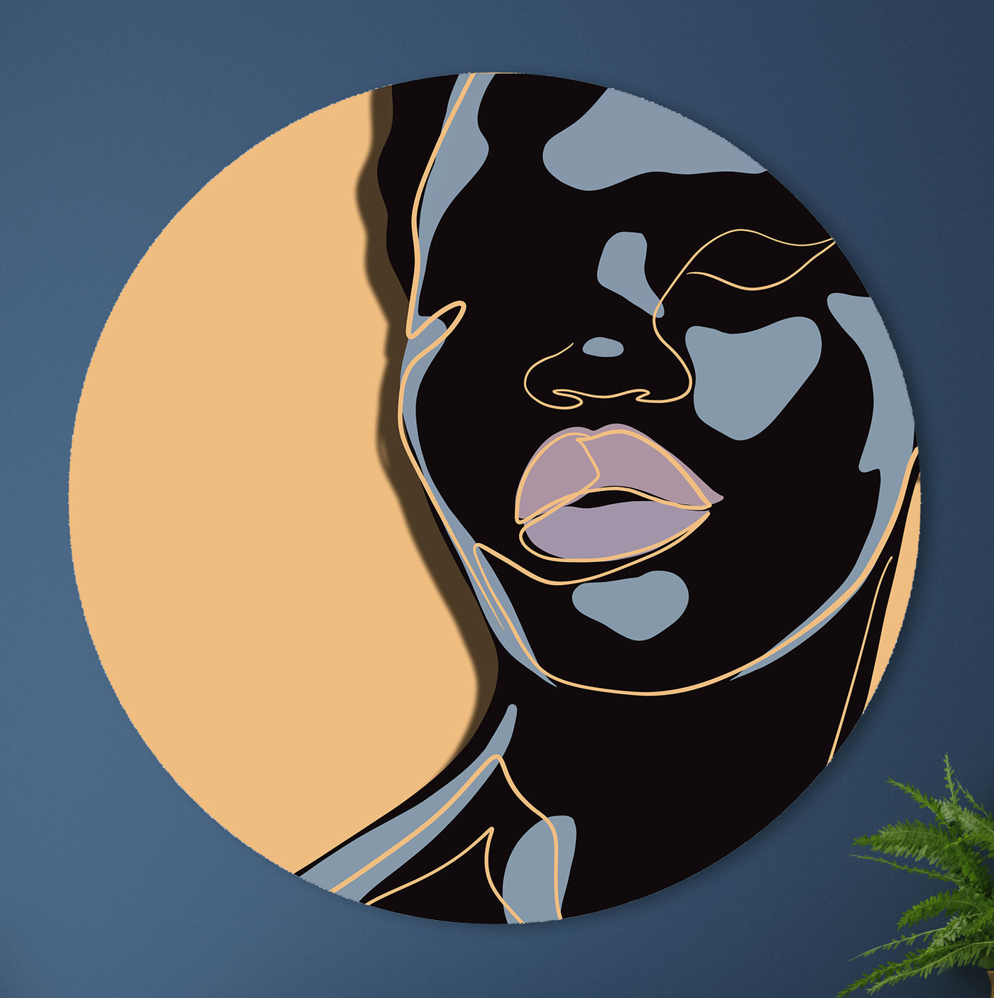 She - on Golden Yellow - Marja van den Hurk