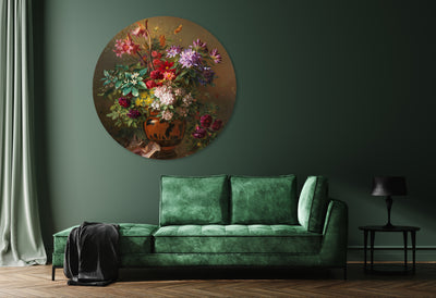 Nature morte avec des fleurs dans un vase grec