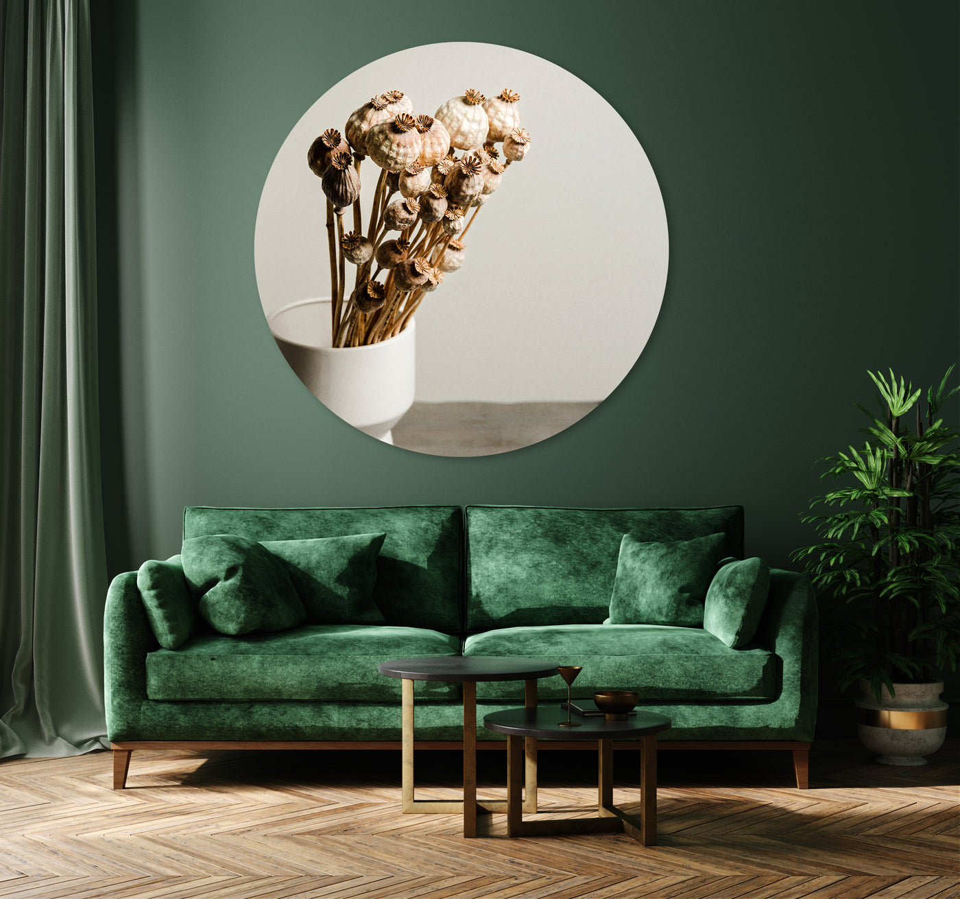 Stilleven met gedroogde papaverbollen - Mayra Fotografie